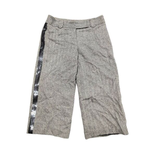 ANN TAYLOR LOFT Herringbone Blazer Wool Silk Blend Dark Academia Petite 2 - Picture 2 of 11